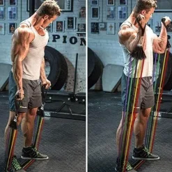 Widerstandsband-Set – 16-teiliges Armkraft-Trainingsset