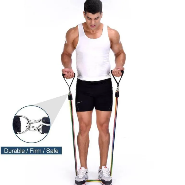Widerstandsband-Set – 16-teiliges Armkraft-Trainingsset
