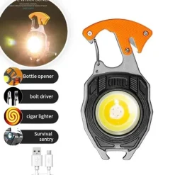 Wiederaufladbare COB-Arbeitsleuchte – Multifunktionale integrierte LED-Lampe