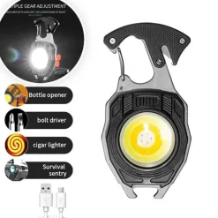 Wiederaufladbare COB-Arbeitsleuchte – Multifunktionale integrierte LED-Lampe