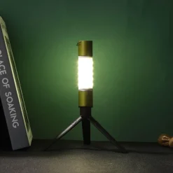 Wiederaufladbare LED-Camping-Taschenlampe – Zoombares tragbares Hängelicht