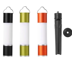 Wiederaufladbare LED-Camping-Taschenlampe – Zoombares tragbares Hängelicht