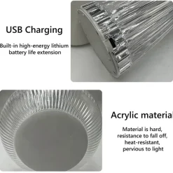 Wiederaufladbare LED-Pilzlampe – tragbares Nachtlicht