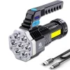 Wiederaufladbare LED-Taschenlampe – Hochleistungs-Taschenlampe mit superheller Leuchtkraft