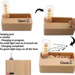 Wiederaufladbare Nachtlampe – Modernes Flip-Design-Licht