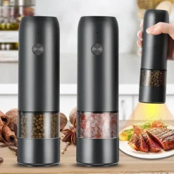 Wiederaufladbare Salz- und Pfeffermühle – Automatische Gewürzmühle