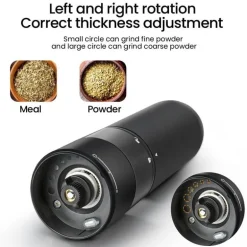 Wiederaufladbare Salz- und Pfeffermühle – Automatische Gewürzmühle