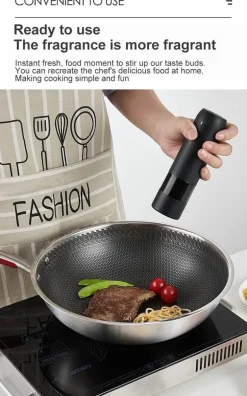 Wiederaufladbare Salz- und Pfeffermühle – Automatische Gewürzmühle