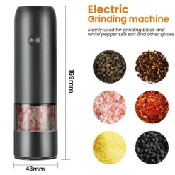 Wiederaufladbare Salz- und Pfeffermühle – Automatische Gewürzmühle