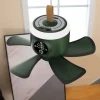 Wiederaufladbare tragbare Hängeventilatorlampe - Coole Wohndekoration