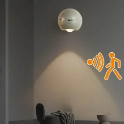 Wiederaufladbare Wandlampe mit Bewegungssensor – Smart Home-Beleuchtungslösung
