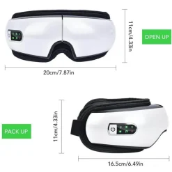 Wiederaufladbarer elektrischer Augenmassager – Intelligentes Gerät zur Linderung der Augenbelastung