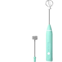 Wiederaufladbarer Handrührer - Elektrischer Mixer mit 3 Geschwindigkeiten