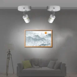 Wiederaufladbarer intelligenter LED-Strahler – Licht mit Fernbedienung