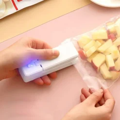 Wiederaufladbarer USB-Lebensmittelversiegeler - Tragbares Vakuumiergerät