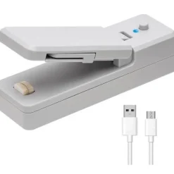 Wiederaufladbarer USB-Lebensmittelversiegeler - Tragbares Vakuumiergerät
