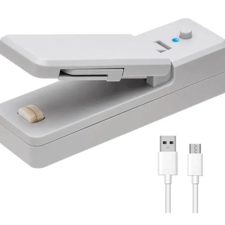 Wiederaufladbarer USB-Lebensmittelversiegeler - Tragbares Vakuumiergerät