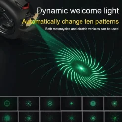 Wiederaufladbares LED-Autotür-Willkommenslicht - Dynamisches Autozubehör