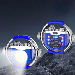 Wiederaufladbares Plasma-Lichtbogenfeuerzeug mit LED-Licht