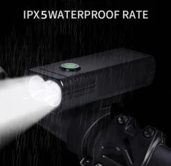 Wiederaufladbares USB-Fahrrad-Frontlicht - Heller LED-Scheinwerfer