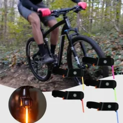 Wiederaufladbares, wasserdichtes LED-Fahrradrücklicht – sichere Sichtbarkeit beim Fahren