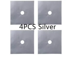 Wiederverwendbare Herdabdeckungen aus Glasfaser – 4er-Pack