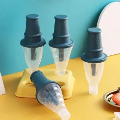 Wiederverwendbare Packung mit Eisformen für Eis am Stiel