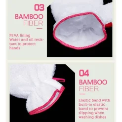 Wiederverwendbare, wasserdichte Geschirrspülhandschuhe – langlebige Küchenreinigungshandschuhe