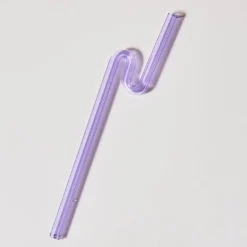 Wiederverwendbarer Glasstrohhalm – farbenfrohe, umweltfreundliche Alternative