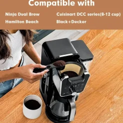 Wiederverwendbarer Kaffeekegelfilter – Nr. 4 für die Ninja Coffee Bar