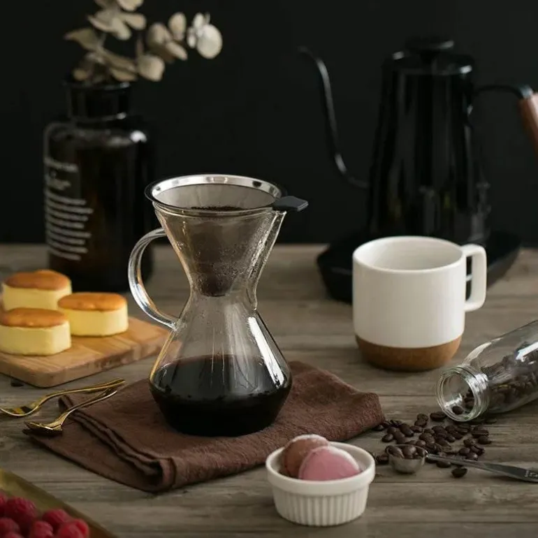 Wiederverwendbarer Kaffeefilter aus Edelstahl – Umweltfreundlicher Filter für die Tropfkaffeemaschine