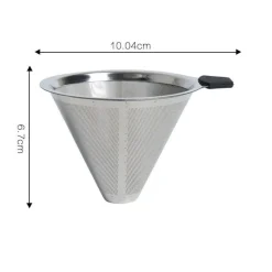 Wiederverwendbarer Kaffeefilter aus Edelstahl – Umweltfreundlicher Filter für die Tropfkaffeemaschine