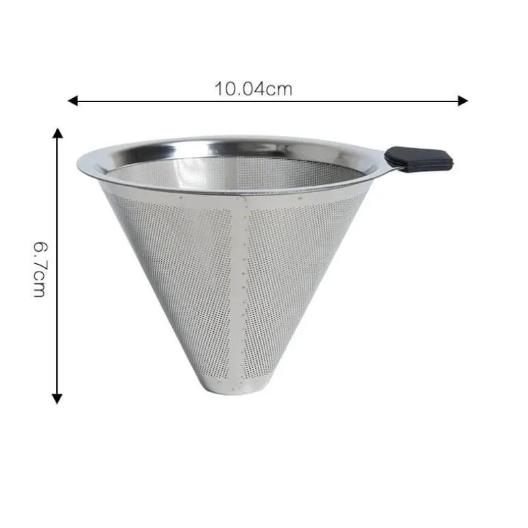 Wiederverwendbarer Kaffeefilter aus Edelstahl – Umweltfreundlicher Filter für die Tropfkaffeemaschine
