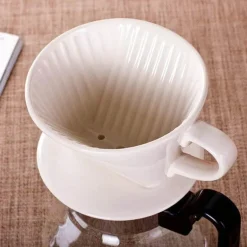Wiederverwendbarer Keramik-Kaffeefilter – Handgebrühter Trichter