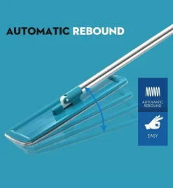 Wiederverwendbarer Mikrofaser-Flachmopp – waschbares Reinigungswerkzeug