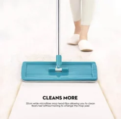 Wiederverwendbarer Mikrofaser-Flachmopp – waschbares Reinigungswerkzeug