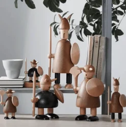 Wikinger-Wohndekor aus Holz – Kreativer nordischer Akzent