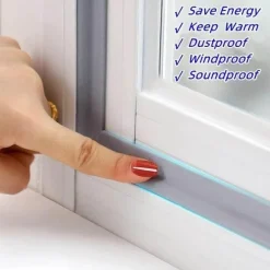 Winddichte Fensterdichtungsstreifen – selbstklebende Isolierung für Luftschleuse