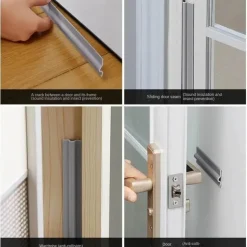 Winddichte Fensterdichtungsstreifen – selbstklebende Isolierung für Luftschleuse