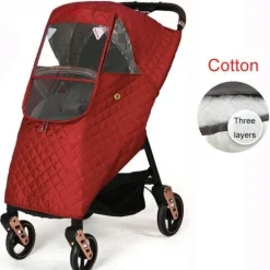 Winddichte Kinderwagenabdeckung – Schutz bei jedem Wetter