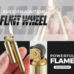 Winddichtes Kerosinfeuerzeug - Faltbares kreatives Design