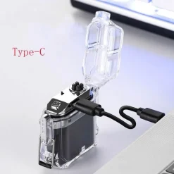 Winddichtes Regenbogen-Fackelfeuerzeug – prismatisches flammenloses Design