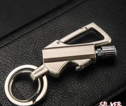 Winddichtes Schlüsselanhänger-Feuerzeug - Streichholzwerkzeug für den Außenbereich