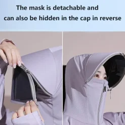 Windjacke mit Kapuze und UV-Schutz – leichte Outdoor-Bekleidung aus Eisseide