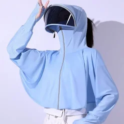 Windjacke mit Kapuze und UV-Schutz – leichte Outdoor-Bekleidung aus Eisseide