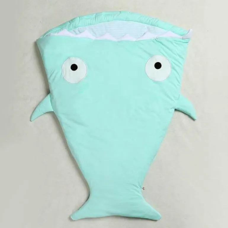Winter Hai Babydecke - Kuschelige Babydecke mit Hai-Motiv