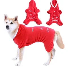 Winter-Hundekostüm – Festliches Schneeflocken-Haustier-Outfit