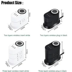 Wireless Charging Hub - Multifunktionale Steckdose