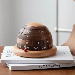Wooden Planet Kalender - Einzigartiger Schreibtisch-Organizer-Planer