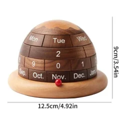 Wooden Planet Kalender - Einzigartiger Schreibtisch-Organizer-Planer